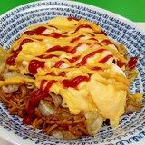 ソース焼きそば袋麺で！子供が喜ぶオム焼きそば♪